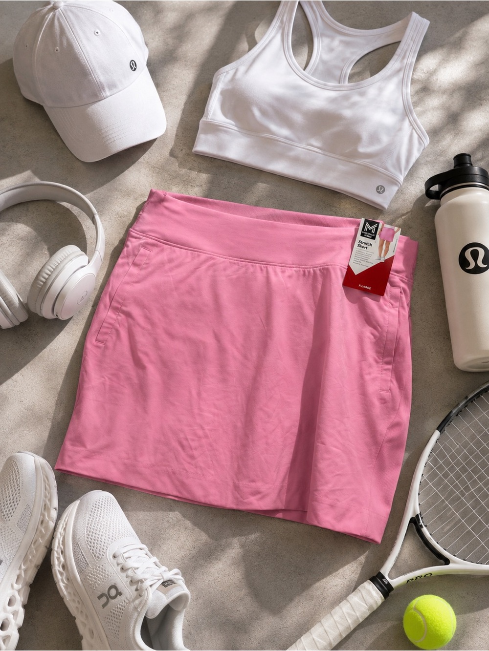 NWT Women's Pink Active Skort Member’s Mark Sz XL
